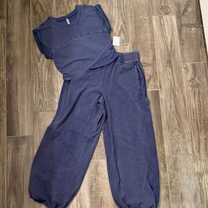FP Movement by Free People Navy Jogger Set